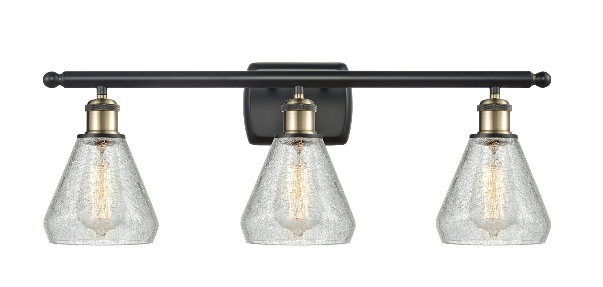 Innovations Lighting 516-3W-BAB-G275 Conesus 3-Light Bathroom Vanity Light - Ballston Collection - Perfect for Modern Bathroom Makeovers & Spa-Like Ambiance