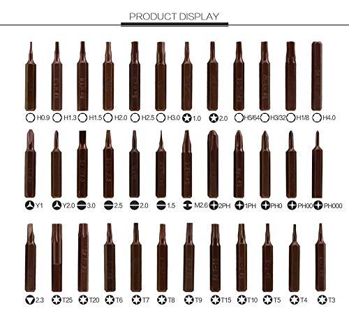 BST-888B Magnetic Precision Screwdriver Set - 45 in 1 Professional Computer & Laptop Repair Tool Kit with Case | Perfect for Electronics Repair, Smartphone Maintenance, and DIY Projects