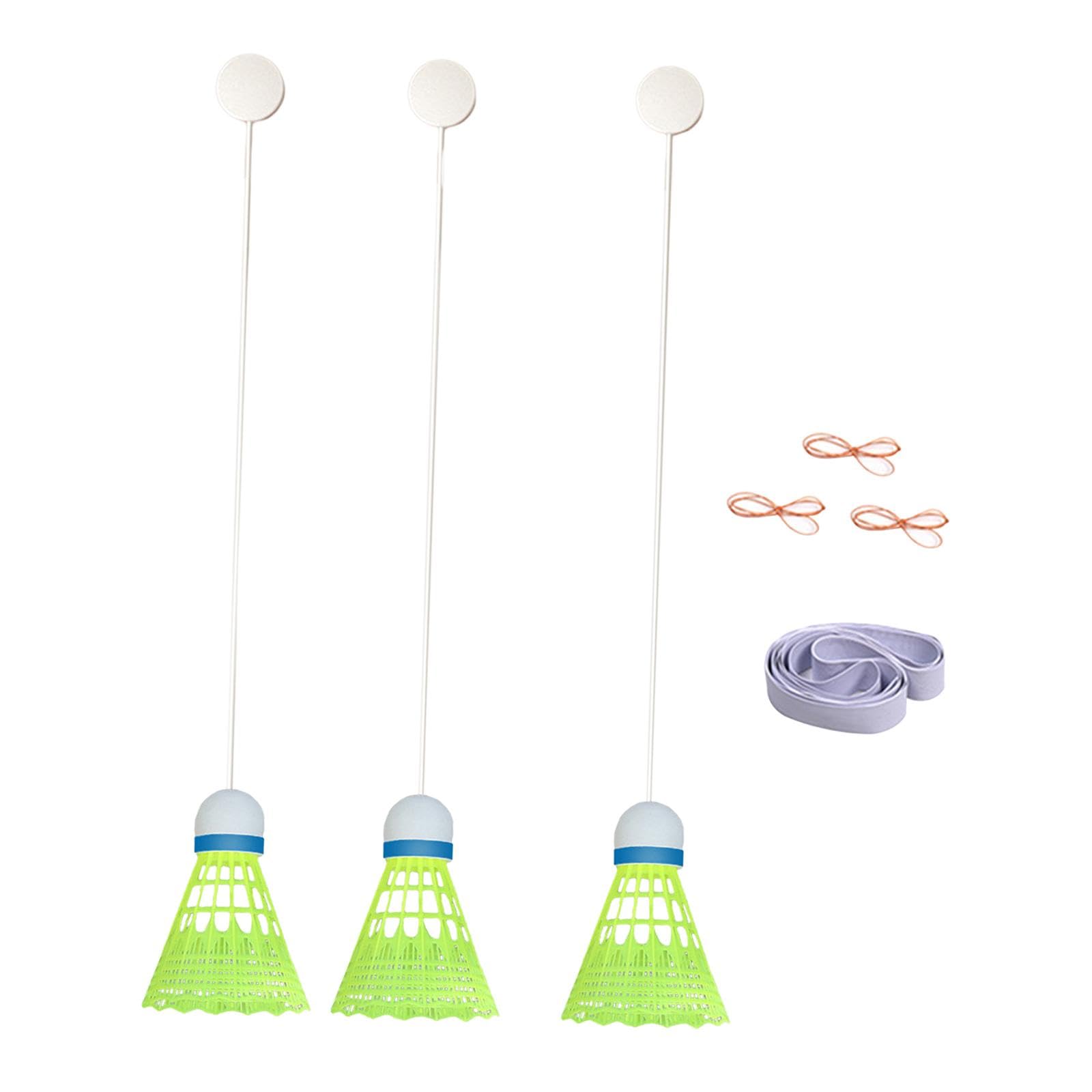 Enakshi Badminton Solo Trainer with Shuttlecock - Professional Practice Tool for Sports & Fitness | Traceless Hook Design | Perfect for Backyard Training, Gym Workouts & Solo Drills