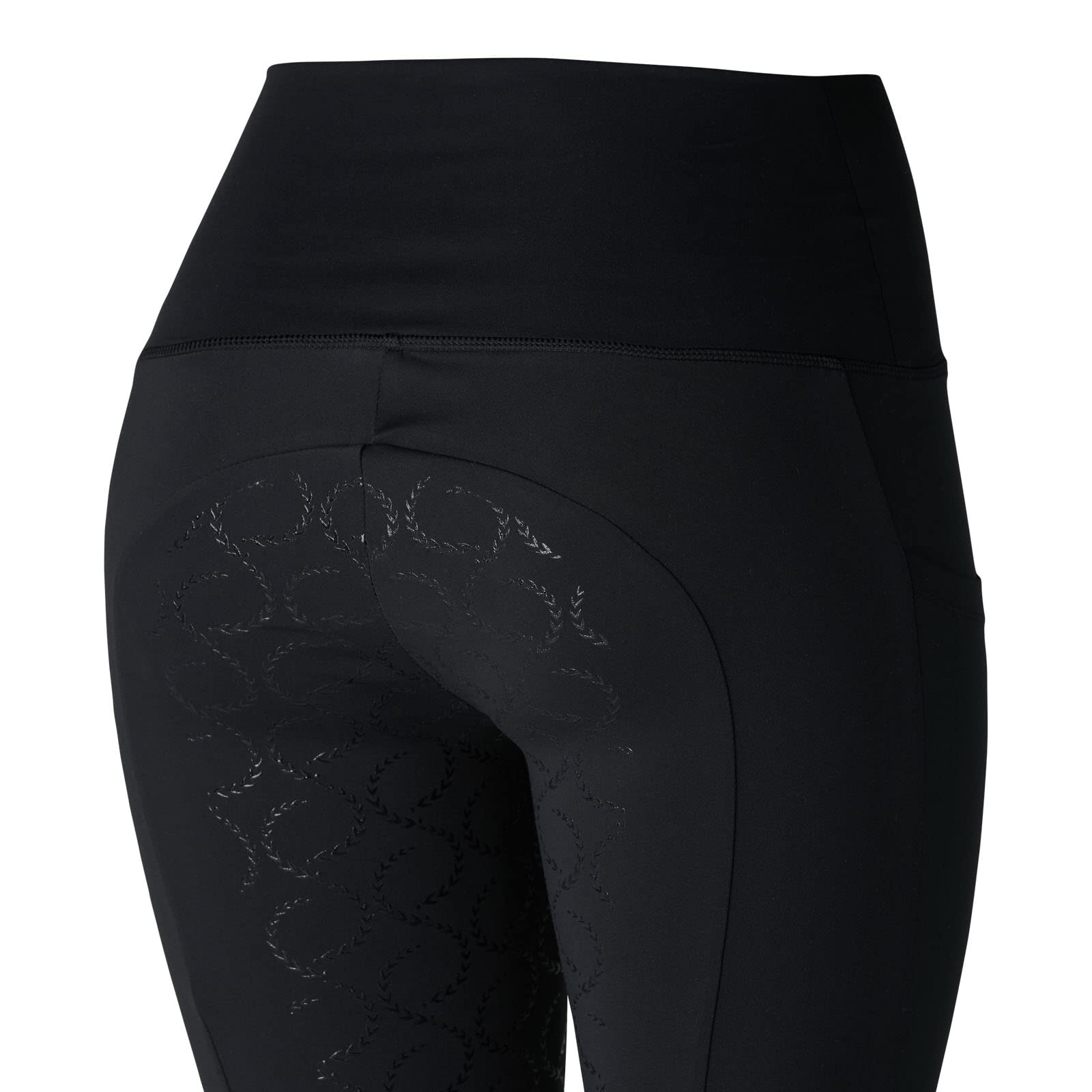 HORZE Gillian Women's Silicone Full Seat Equestrian Riding Tights - Perfect for Horseback Riding, Training & Competition