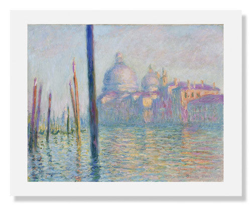 Claude Monet Grand Canal Venice Painting - Famous Impressionist Artwork for Home & Office Decor | Perfect for Living Room, Bedroom, or Gallery Wall Display