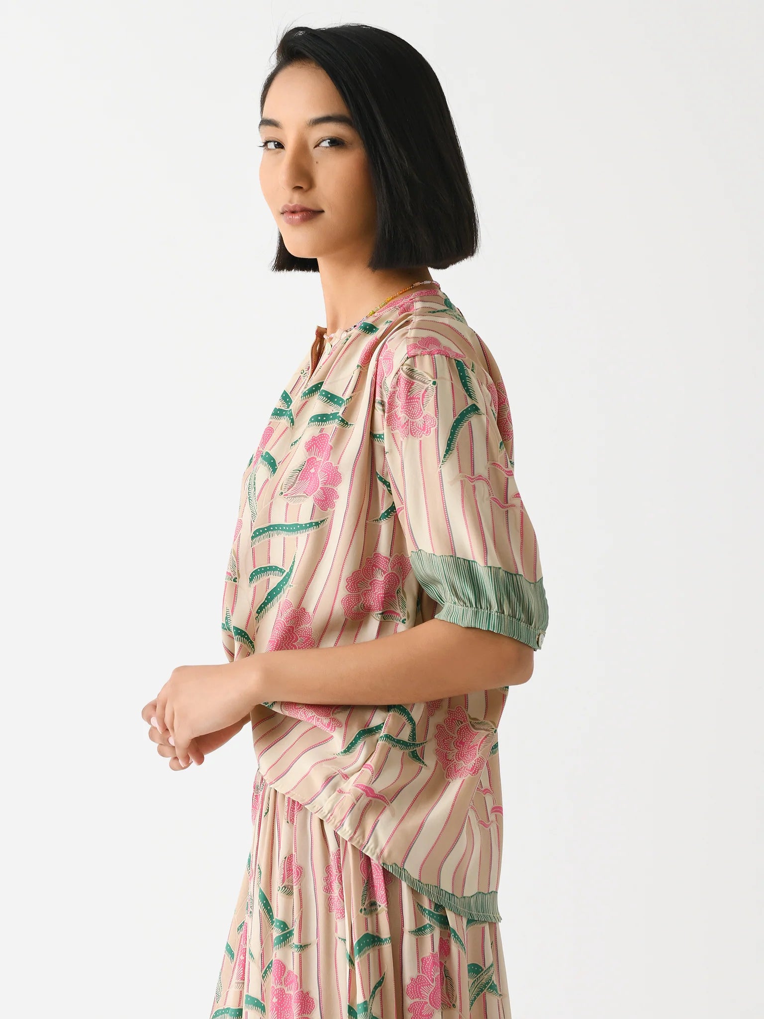 NATALIE MARTIN Women's Violet Blouse Size Small - Elegant Casual Wear for Office & Date Night