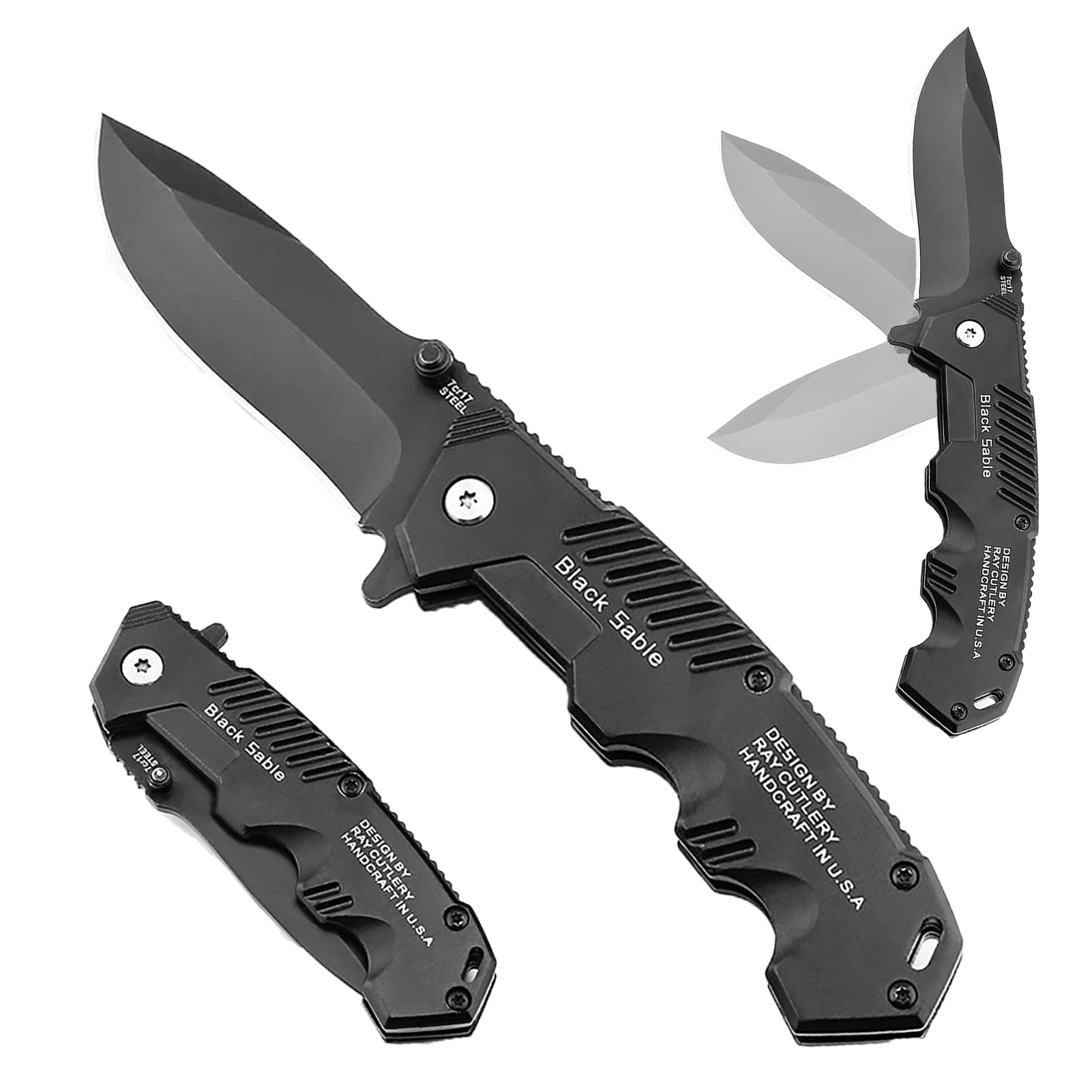 Best Pocket Folding Tactical EDC Knife with Liner Lock - Compact Survival Tool for Camping, Hiking & Everyday Carry