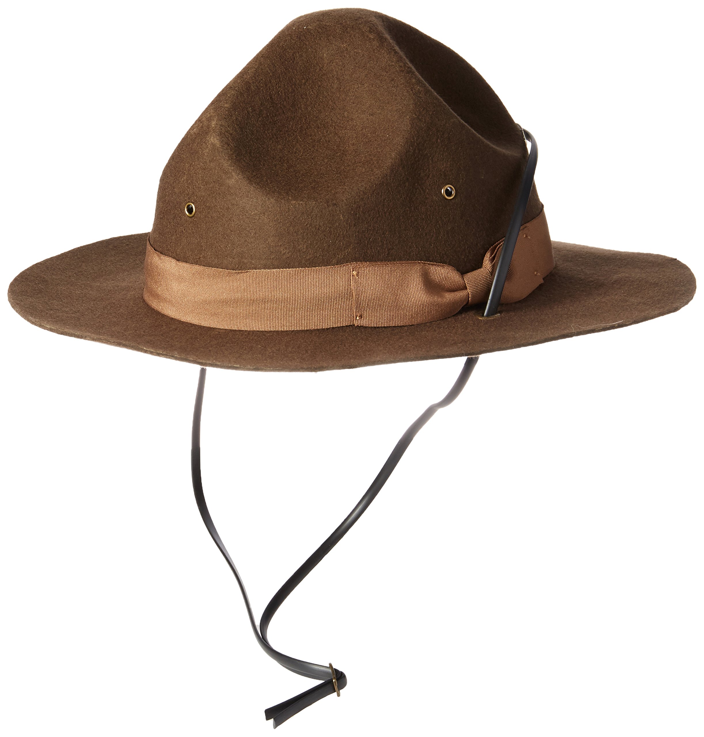 Jacobson Hat Company Men's Wool Felt Mountie Hat - Classic Canadian Style Winter Hat for Outdoor Activities, Hunting & Cold Weather Protection