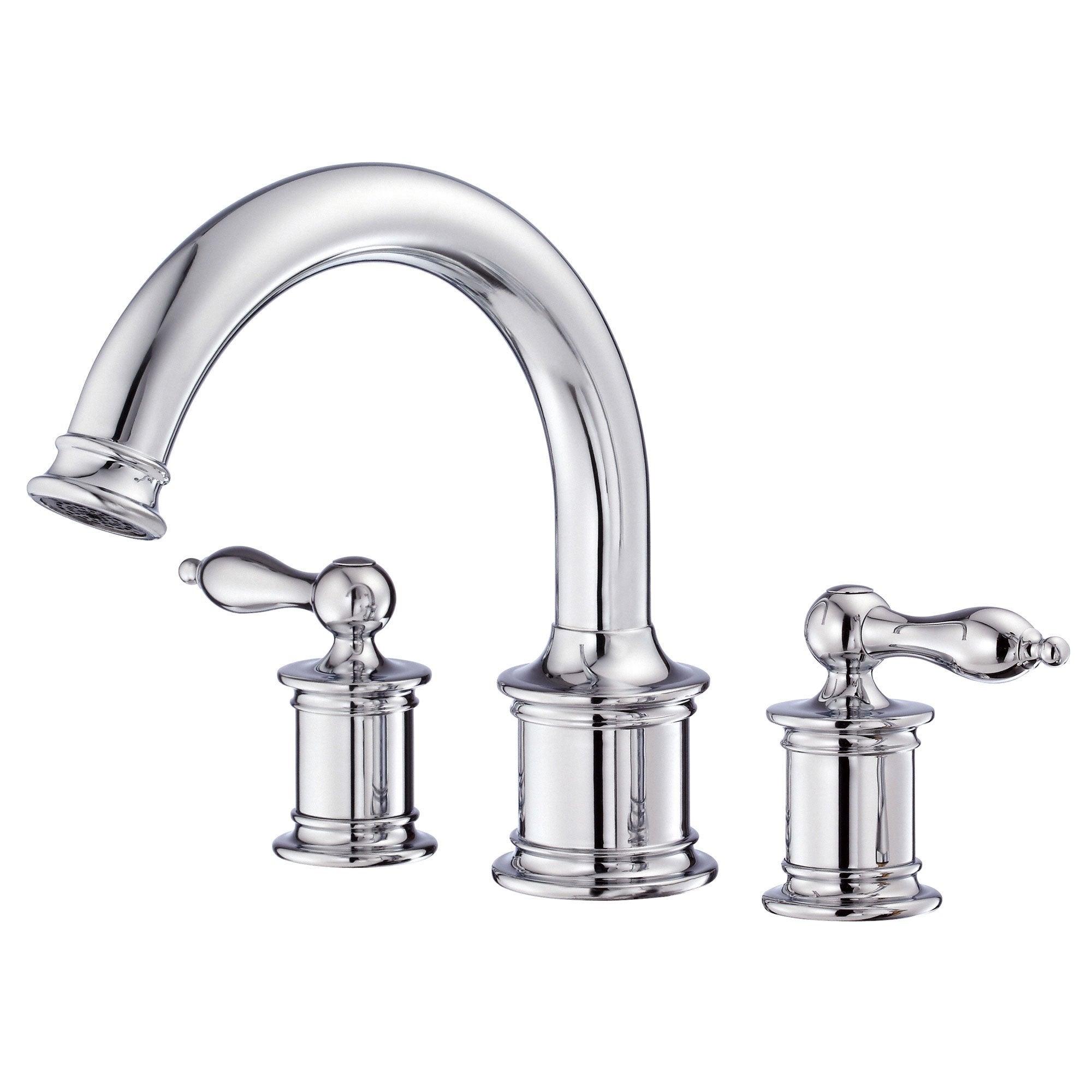 Danze Prince Chrome High Volume Roman Bathtub Filler Faucet with Rough-In Valve - Luxury Bathroom Upgrade for Spa-Like Experience