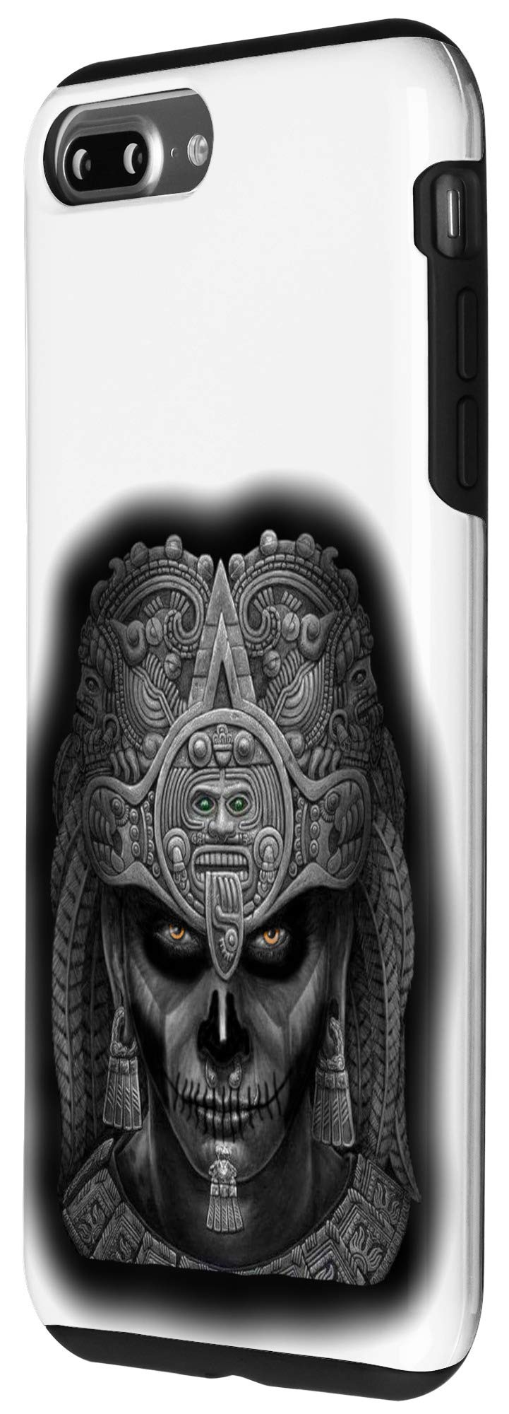 Premium Aztec Warrior Design iPhone 7 Plus/8 Plus Phone Case - Durable Protective Cover with Unique Guerrero Azteca Art - Perfect for Daily Use, Travel & Cultural Enthusiasts
