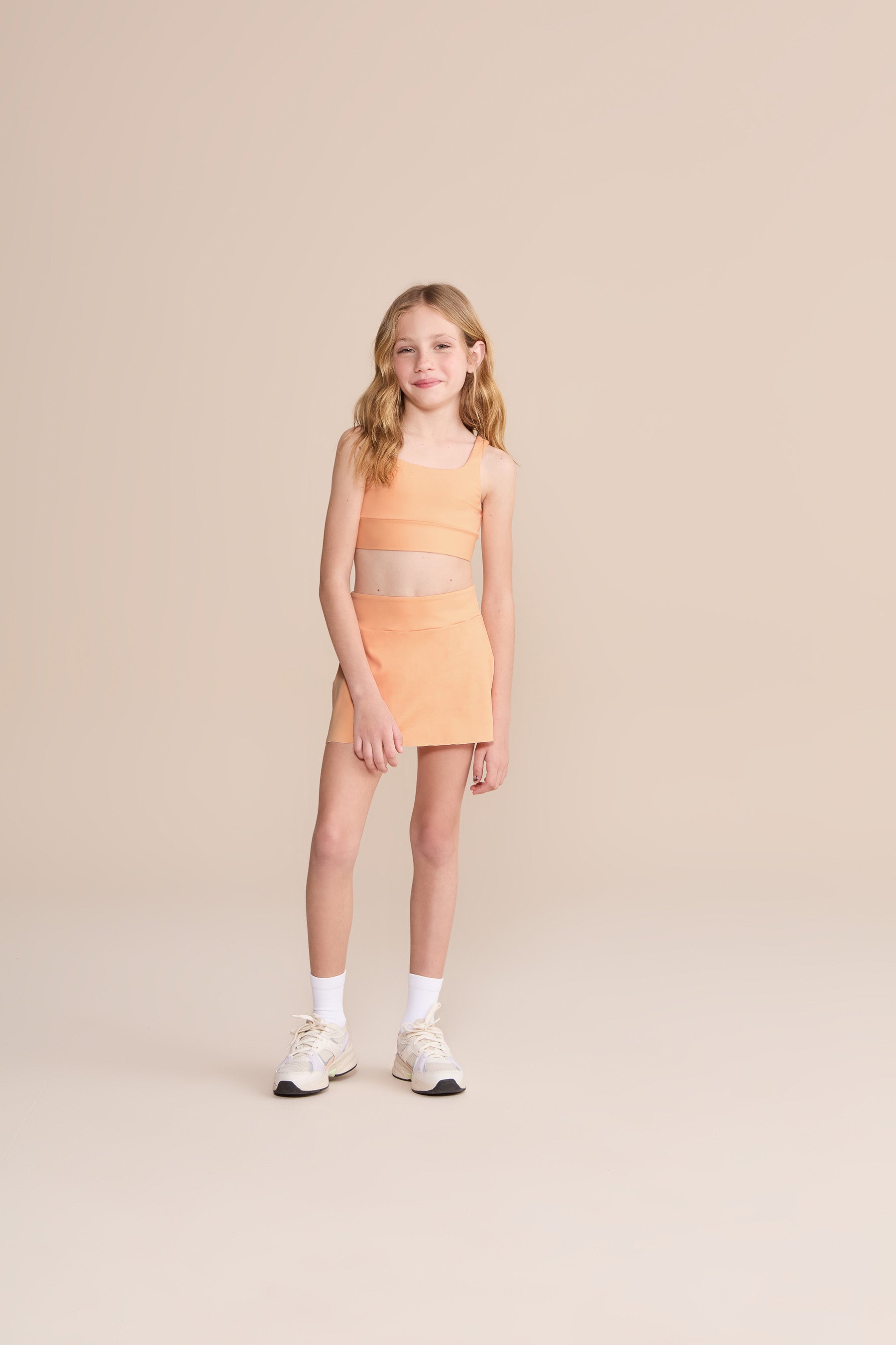 Move Sense® Kids Sports Bra for Girls - Breathable Comfort Support for Running, Yoga & Active Play - Perfect for School PE & Outdoor Activities