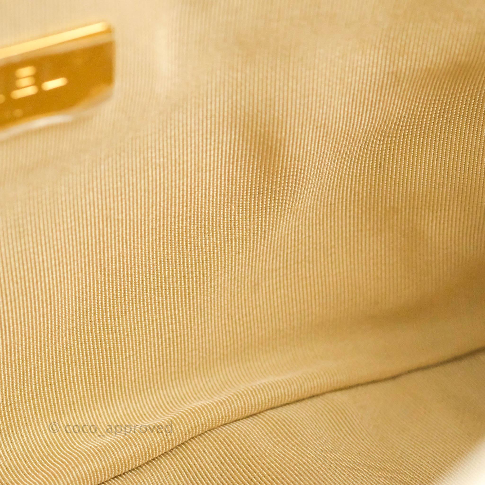 Chanel 19 Small Handbag Light Beige Lambskin Leather Mixed Gold & Silver Hardware 20C Collection - Perfect for Everyday Use & Luxury Fashion Accessories