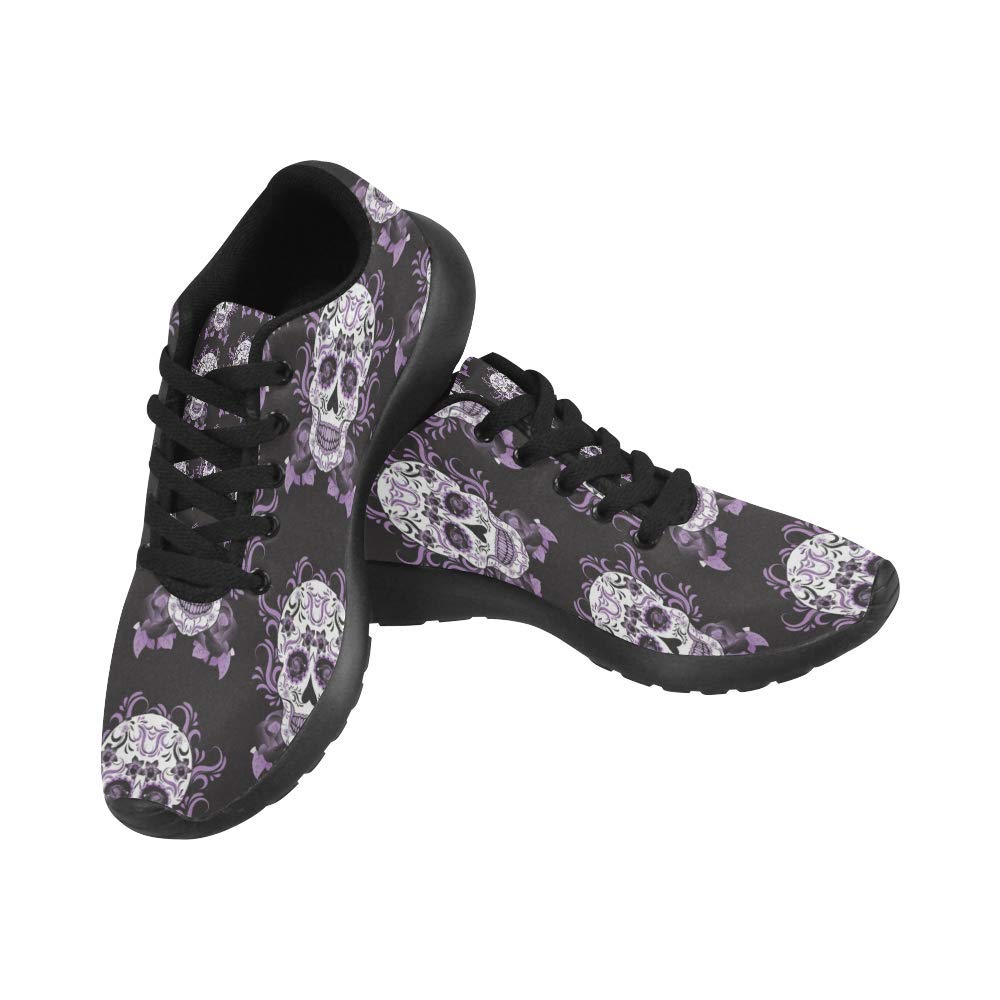 InterestPrint Women's Running Shoes - Breathable Athletic Sneakers with Colorful Tie-Dye Fabric | Lightweight Tennis Shoes for Jogging, Gym Workouts & Casual Wear