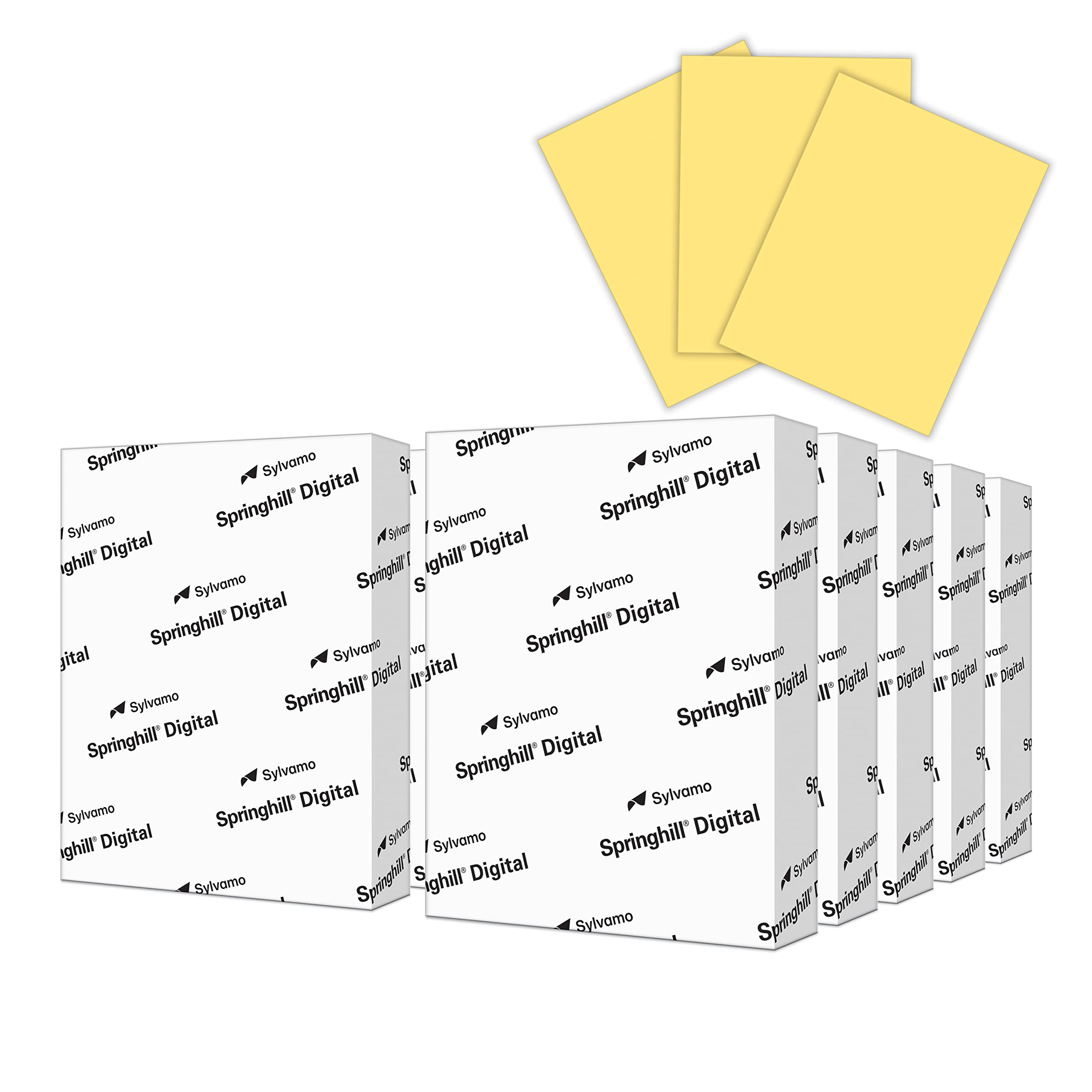 Premium Buff Colored Cardstock Paper 8.5” x 11” - 90lb Index (163gsm), 2500 Sheets (10 Reams) - Smooth Finish for Professional Printing, Greeting Cards, Business Flyers & DIY Craft Projects - Ideal for Office, School & Home Use
