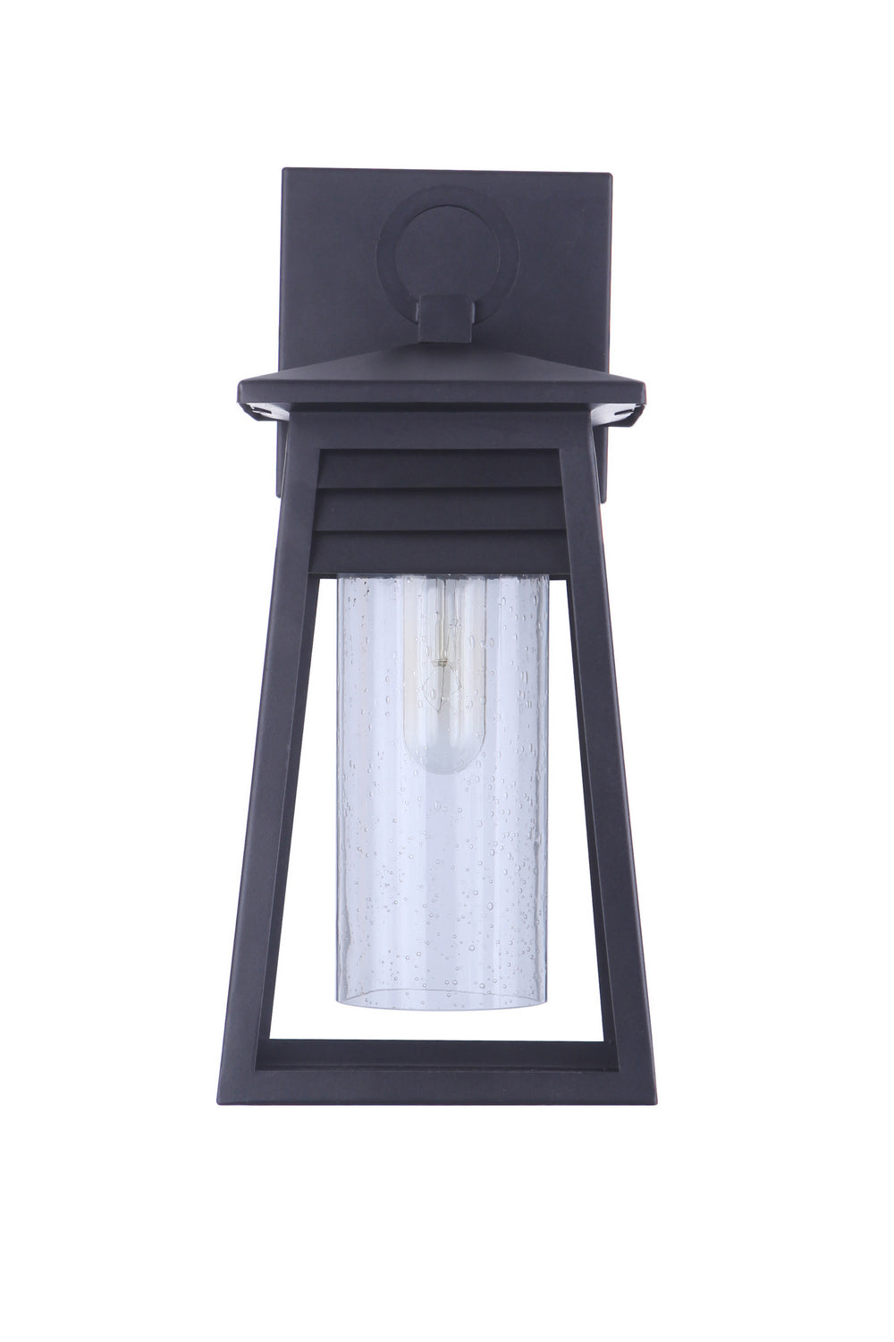 Textured Black Becca One Light Outdoor Wall Mount - Durable Exterior Sconce for Porch, Patio, and Garden Lighting