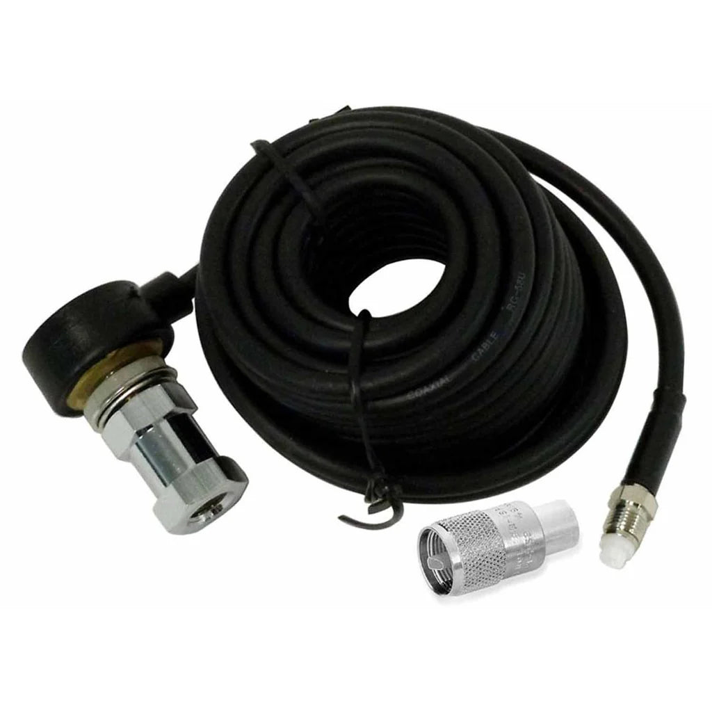 Chevy GMC CB Antenna Kit - Heavy Duty Truck Radio Antenna for Chevy Silverado & GMC Sierra - Perfect for Off-Roading, Camping & Long-Distance Communication