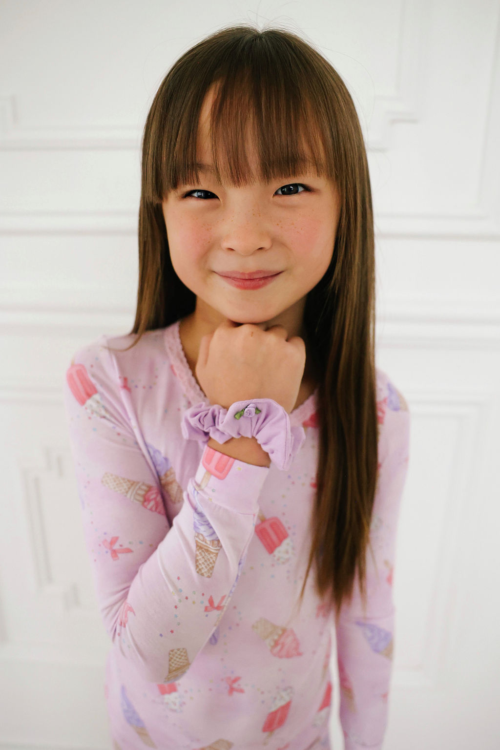 Premium Ice Cream Print Full-Length Pajama Set for Women - Soft & Comfortable Sleepwear for Cozy Nights & Loungewear