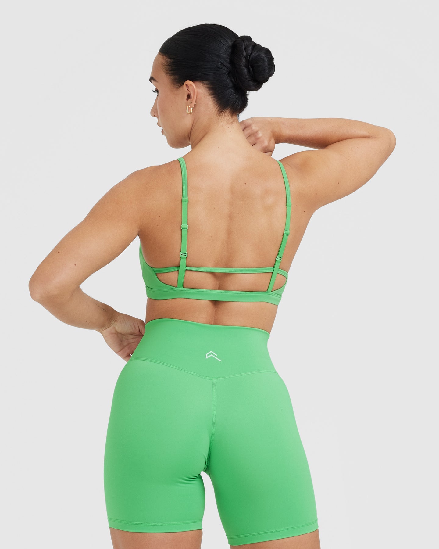 Timeless Strappy Bralette - Comfortable Wireless Lace Bralette for Women | Jade Green | Perfect for Yoga, Lounge & Everyday Wear