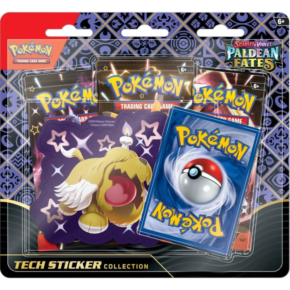 Pokemon Paldean Fates Tech Sticker Collection - Premium Vinyl Decals for Laptops, Phones & Gaming Accessories - Perfect for Fans, Gifts & Customization