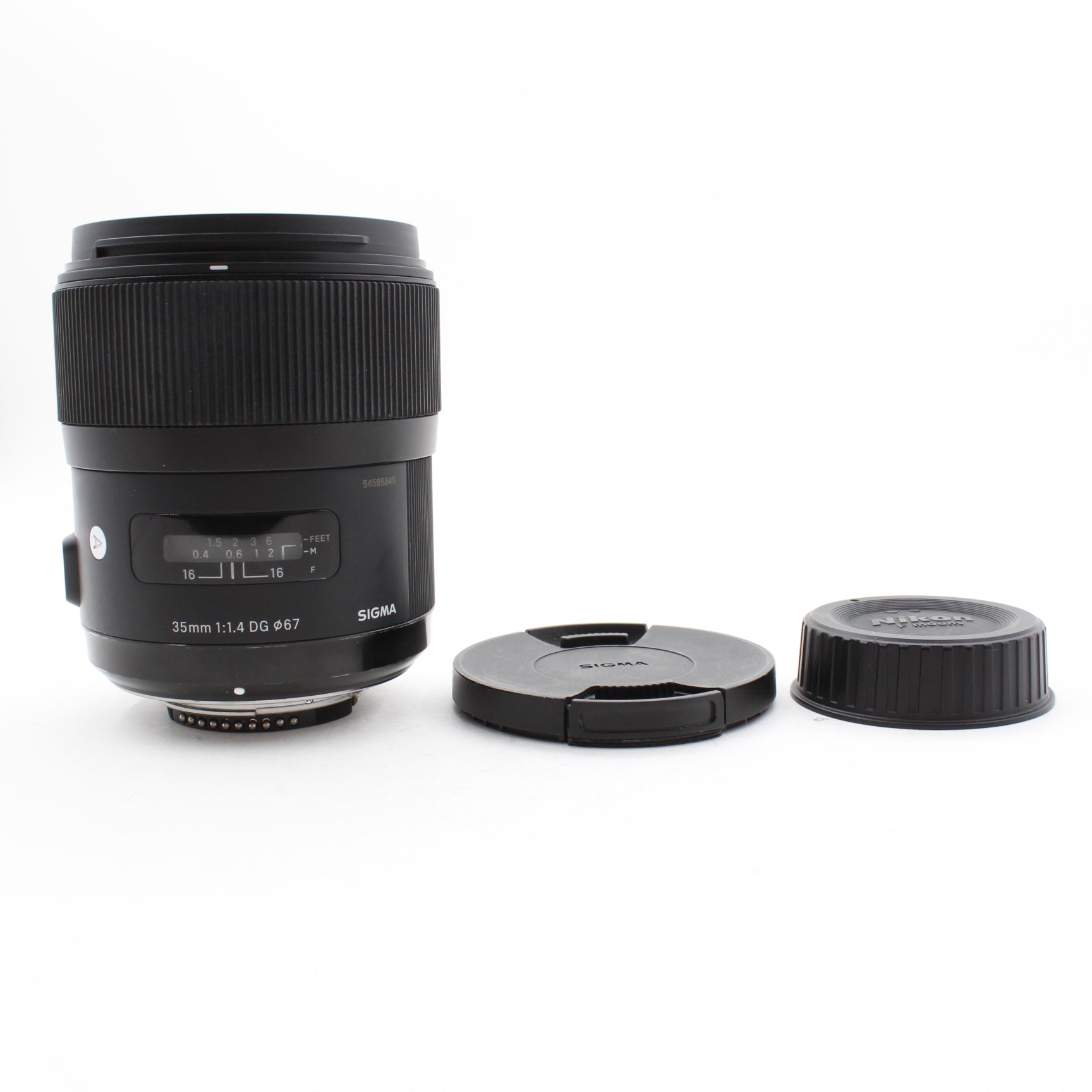 Used Sigma 35mm f/1.4 DG HSM Art Lens for Nikon DSLR Cameras - Perfect for Portrait, Street & Low Light Photography