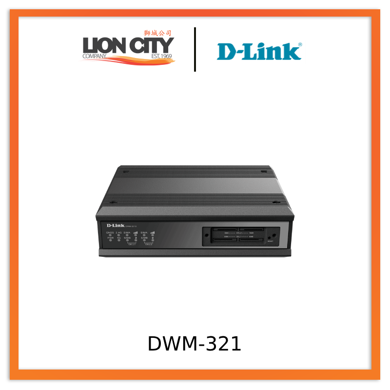 D-Link DWM-321 4G LTE In-Vehicle Hotspot - High-Speed Mobile WiFi for Road Trips & Remote Work - Pre-Order Now