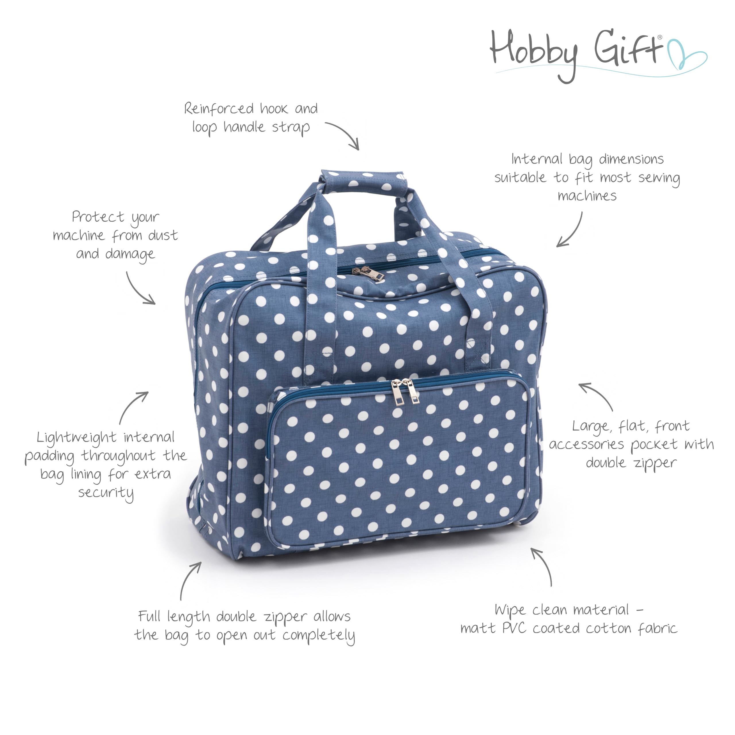 Exclusive Medium Sewing Machine Bag for Hobbyists - Perfect Gift for Sewing Enthusiasts | Ideal for Travel, Classes & Home Crafting Projects