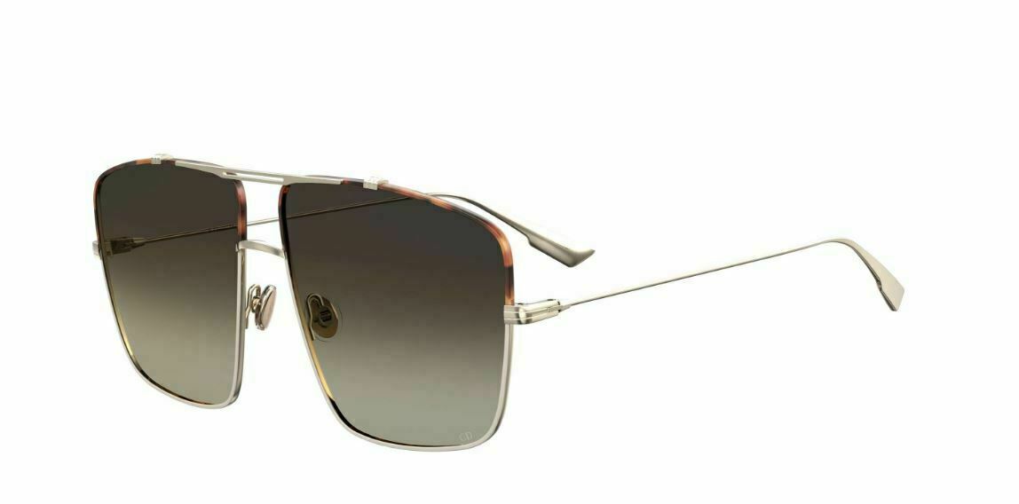 Christian Dior Diormonsieur 2 024W/86 Gold Beige Havana Sunglasses for Women - Luxury Designer Shades for Beach, Driving & Fashion Outfits