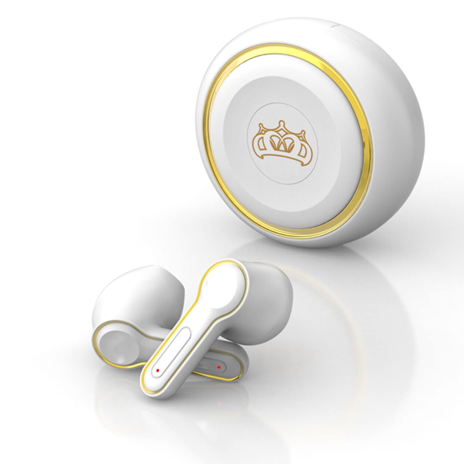 Loluka YOYO Ball True Wireless Earbuds Bluetooth 5.0 - HiFi Stereo Sound, IPX7 Waterproof, Noise Cancelling, Wireless Charging Case - Perfect for Gym, Running, Travel & Work