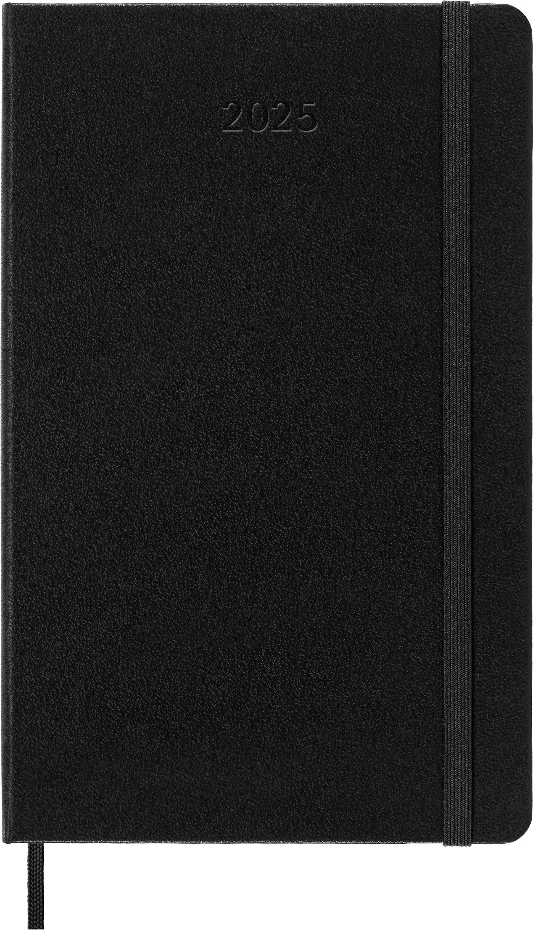 2025 Moleskine Weekly Planner - 130mm x 210mm Hard Cover Notebook with Week-to-View Layout, Black | Perfect for Work, School & Personal Organization