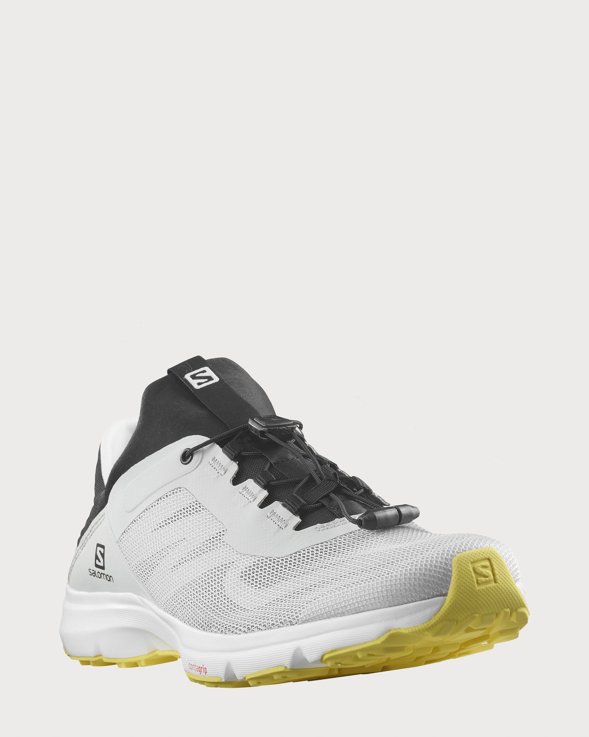 Salomon Amphib Bold 2 Men's Water Shoes - Lightweight Hiking & Water Sports Shoes for Men - Lunar Rock/Black/Buttercup - Perfect for Beach, Kayaking & Trail Running