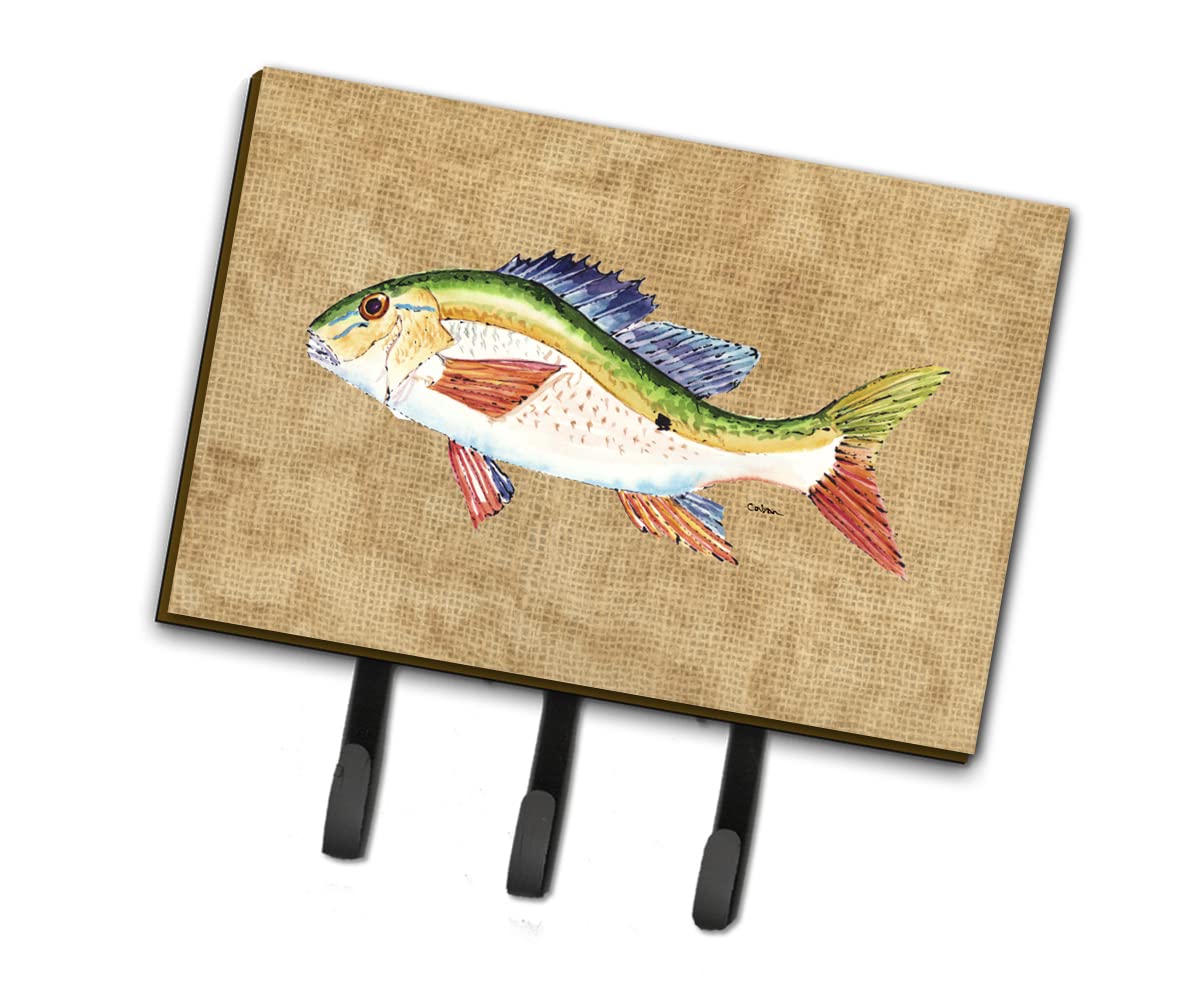Caroline's Treasures 8816TH68 Rainbow Trout Wall Hook - Multi-Purpose Key Holder, Leash Hanger & Coat Rack for Keys, Towels, Aprons & Pet Accessories - Perfect for Entryway, Kitchen & Mudroom Organization