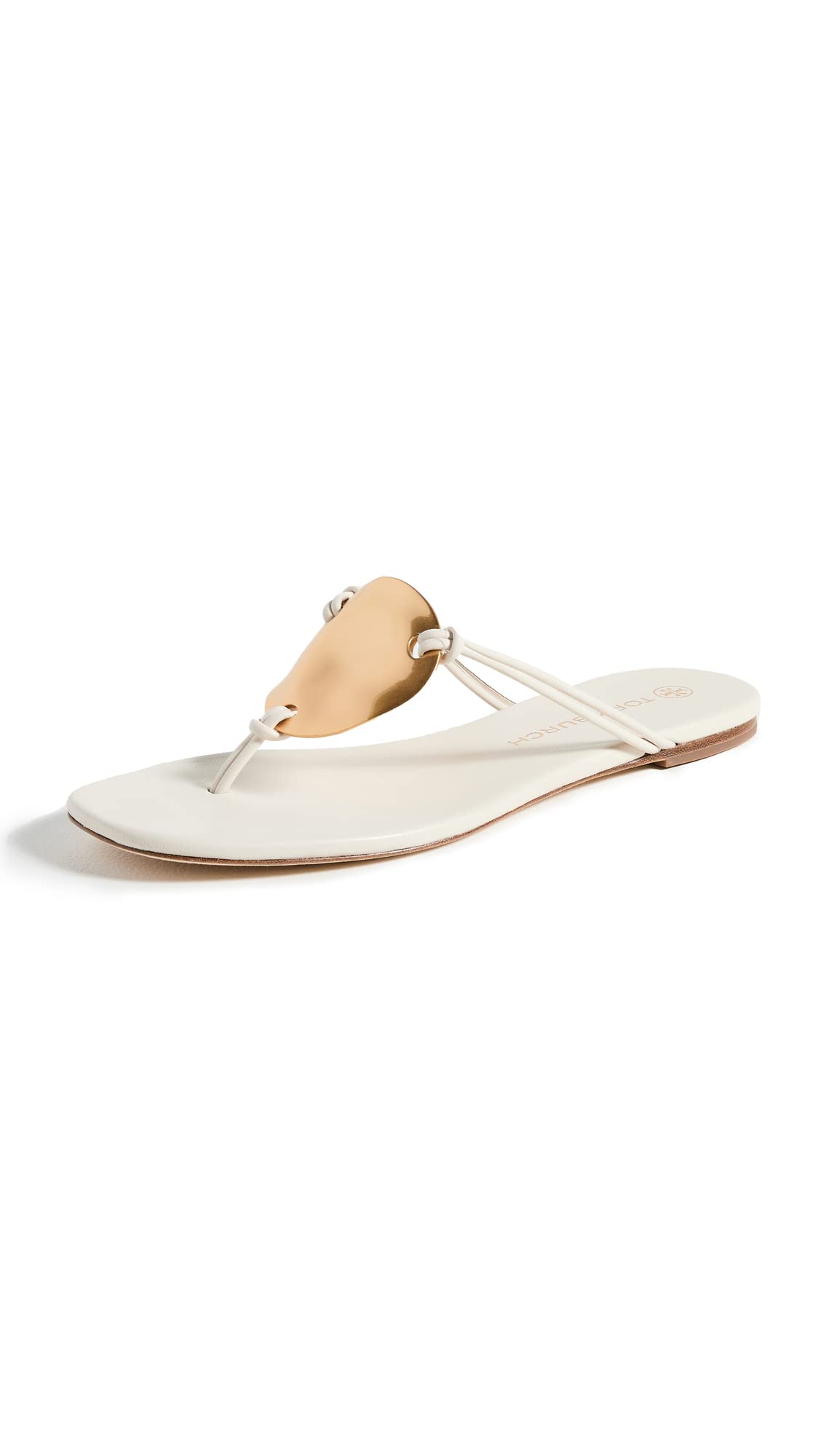 Tory Burch Women's Patos Leather Slide Sandals - Comfortable Summer Casual Shoes for Beach, Vacation & Everyday Wear