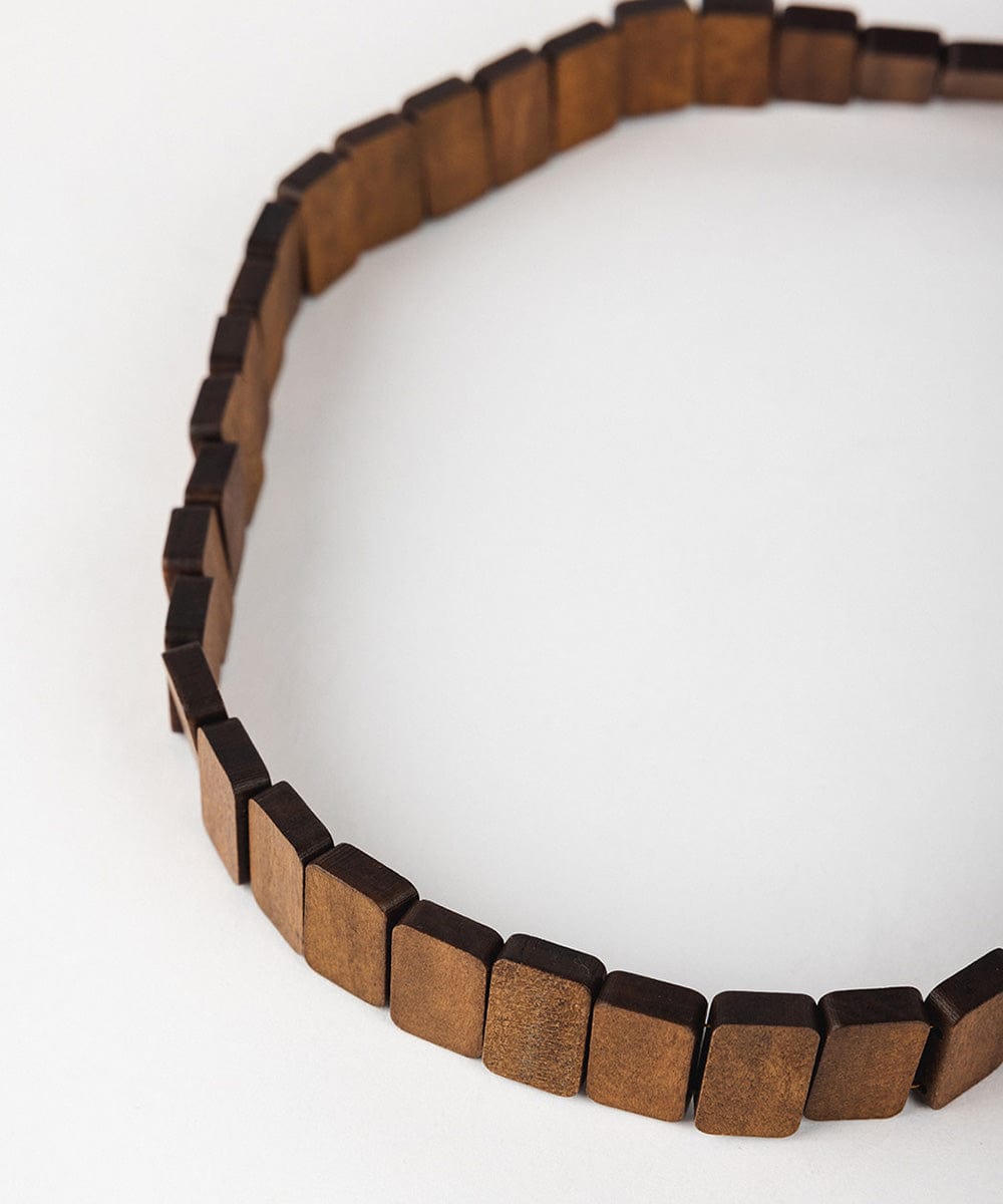 Natural Wooden Beaded Bracelet for Women - Handmade Boho Chic Adjustable Wristband - Perfect for Yoga, Meditation & Festival Fashion Accessories