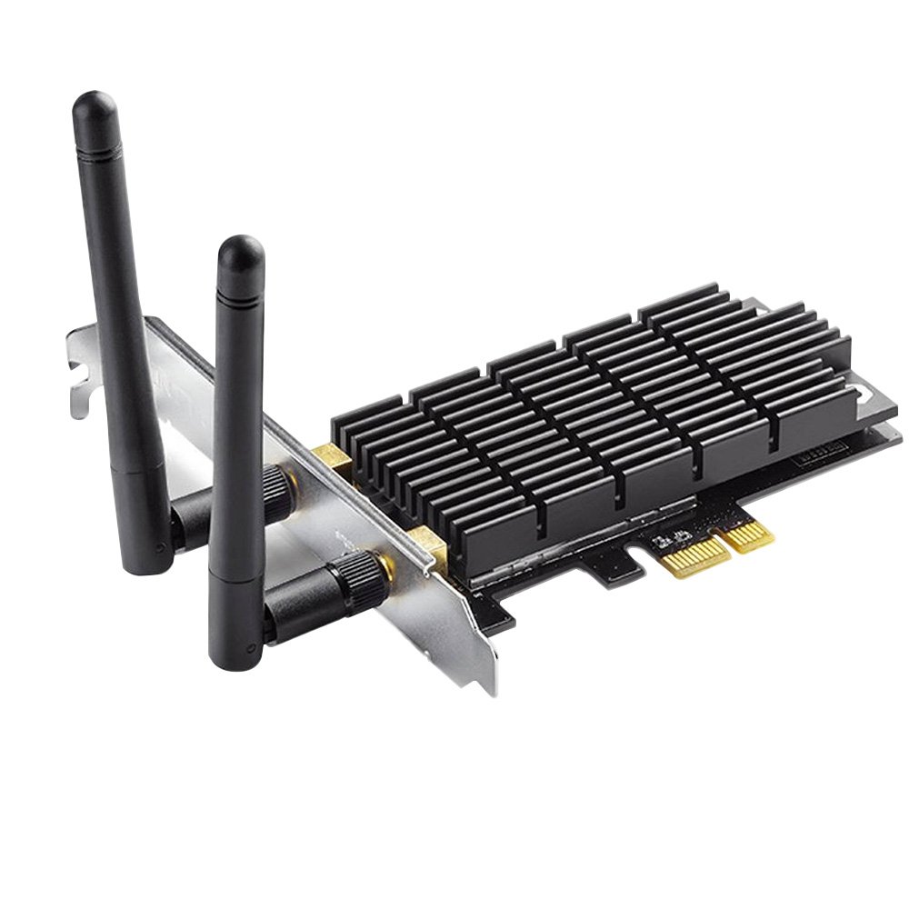 TP-Link Archer T6E AC1300 Wireless Dual Band PCIe WiFi Adapter - High Speed 1300Mbps, 5GHz/2.4GHz, Low Latency for Gaming & Streaming - Desktop PC WiFi Card for Home & Office Use