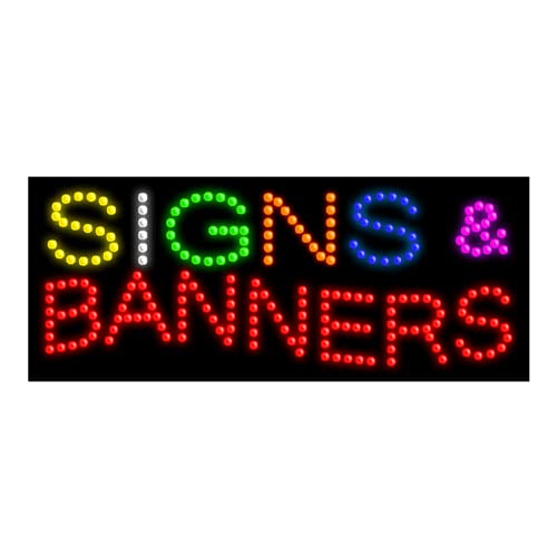 LED Dot Matrix Sign #20898 - Customizable Business Signs & Banners for Storefronts, Events, and Advertising Displays