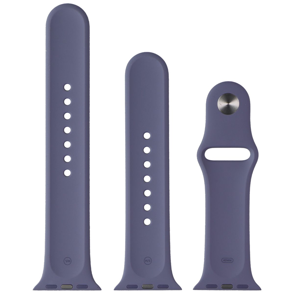 Apple Watch 40mm Sport Band Full Set - Compatible with 38mm/40mm/41mm Models - Lavender Gray Strap - Perfect for Workouts, Running & Everyday Wear
