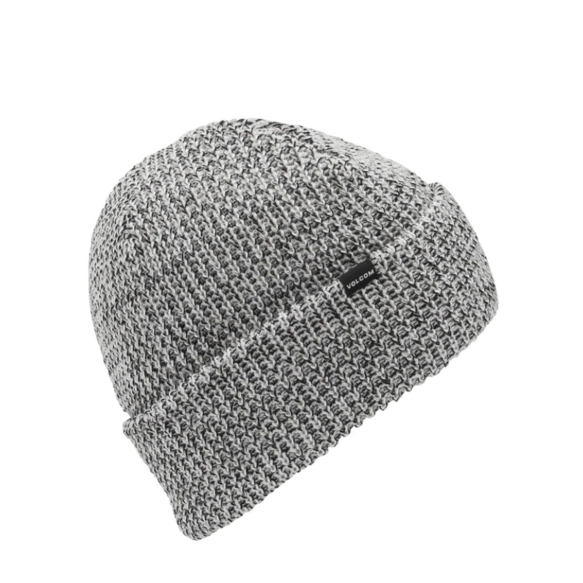 Volcom Stoned Knit Beanie for Men & Women - 2026 Collection - Warm Winter Hat in Black - Perfect for Skiing, Snowboarding & Outdoor Activities