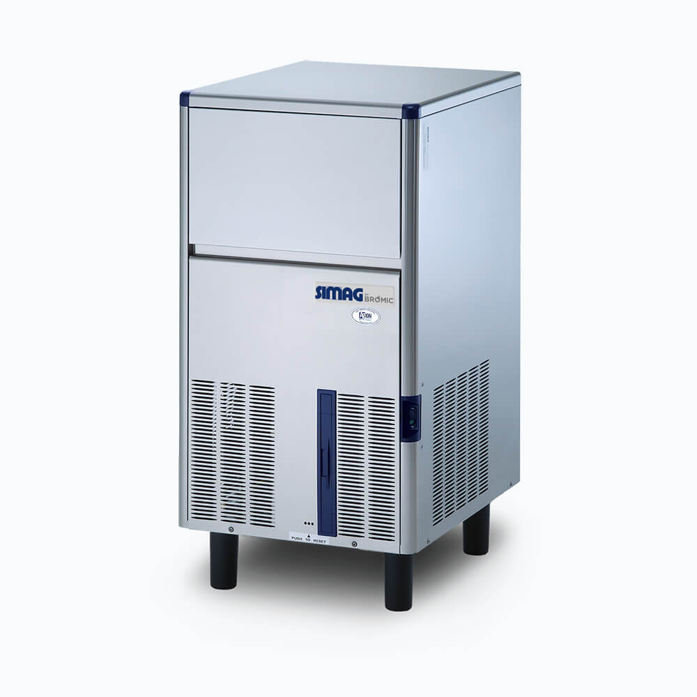 Bromic IM0043SSC Commercial Ice Maker - 37kg Self-Contained Solid Cube Ice Machine for Restaurants, Bars & Catering