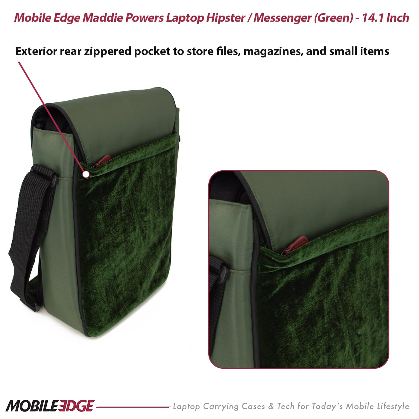 Stylish Cutebug Hipster Messenger Bag for Women - 14.1