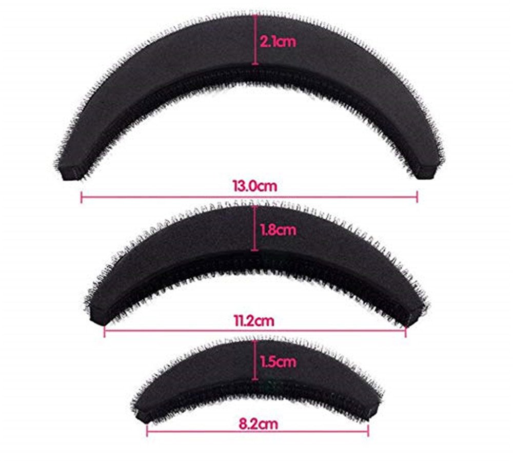 Wendy Mall Hair Clips 3-Piece Set - Mixed Size Hair Pins for Women & Girls | Volumizing Hair Styling Tools | Perfect for Updos, Ponytails & Everyday Hairstyles