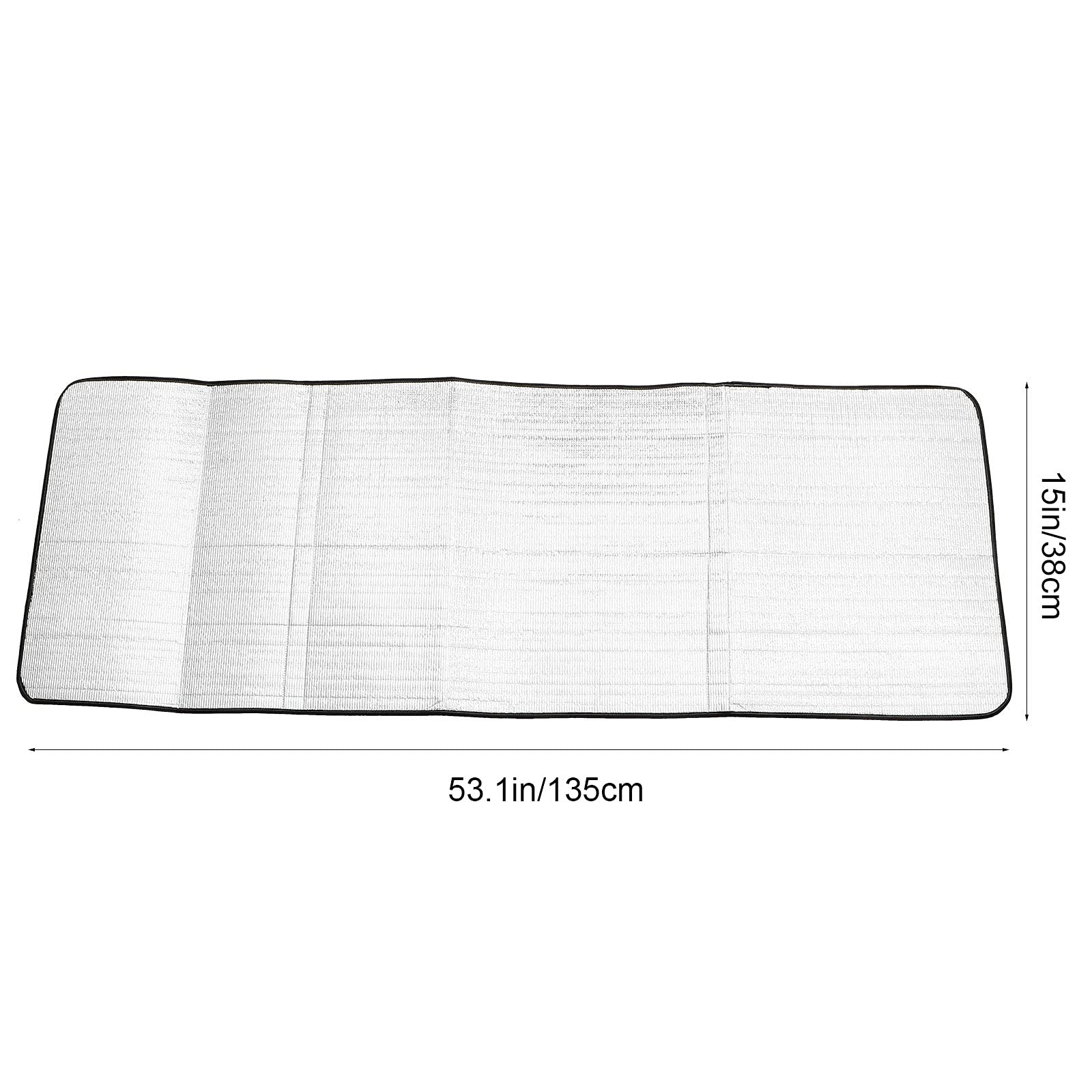 Outdoor Air Conditioner Cover - 135x38cm Silver AC Sun Shade Protector for Year-Round Weather Protection | Perfect for Home, Apartment & RV Use