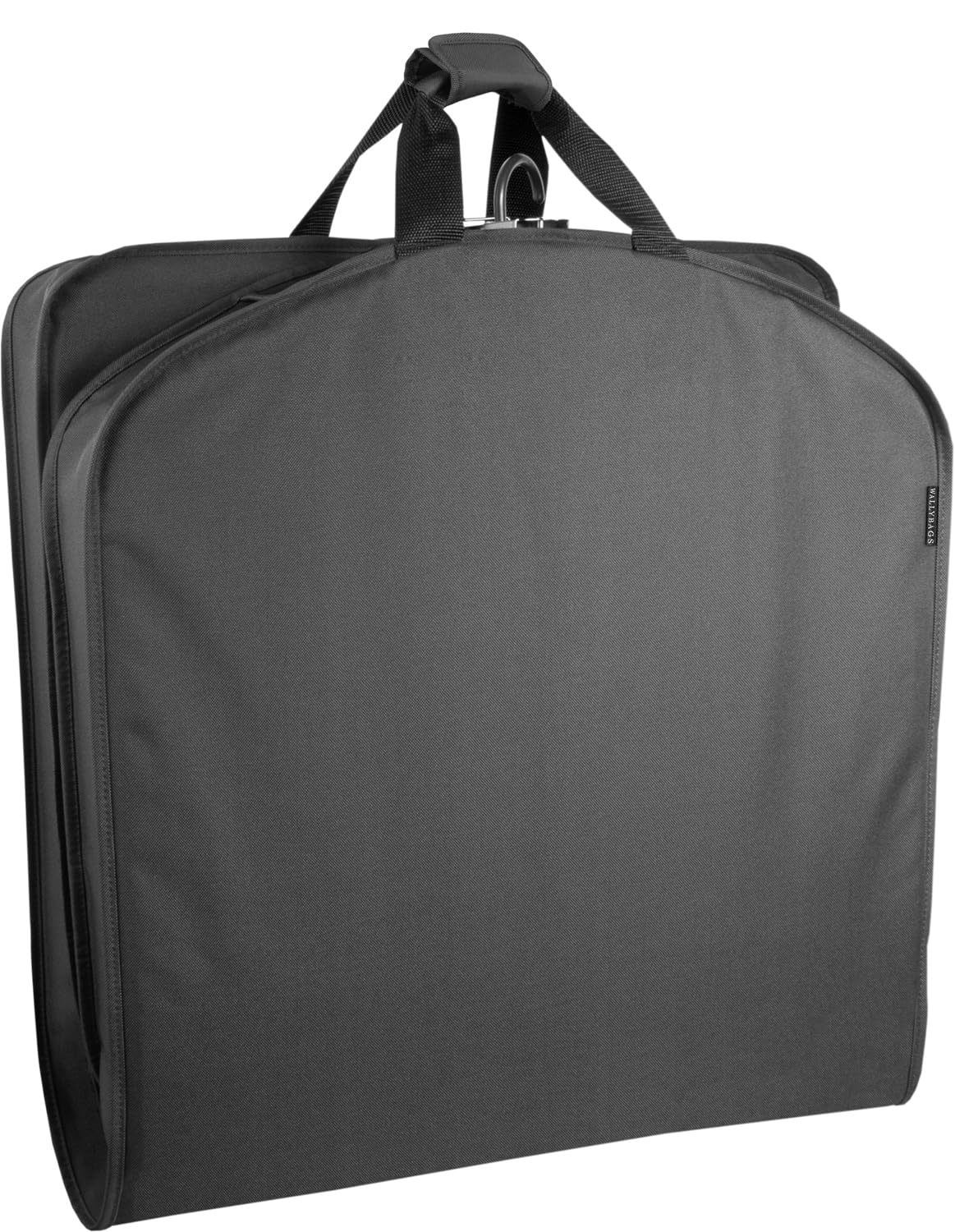 WallyBags® 60 Inch Deluxe Travel Garment Bag for Suits, Dresses & Coats - Waterproof Hanging Clothes Organizer for Business Trips, Weddings & Vacations