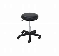Premium Black Pedicure Stool with Adjustable Height - Ergonomic Footrest for Salon, Spa & Home Pedicures - Comfortable & Portable Manicure Seat for Professionals & DIY Nail Care
