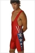 Matman Sydney Wrestling Singlet for Men - Premium Red XXL Size - Ideal for Wrestling Competitions, Training & MMA Workouts