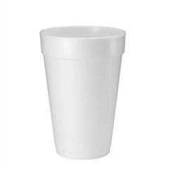 16oz Styrofoam Cups (1000 Count) - Insulated Hot/Cold Drink Cups for Coffee, Tea & Soda - Perfect for Restaurants, Offices & Parties - Dart Container 16J16