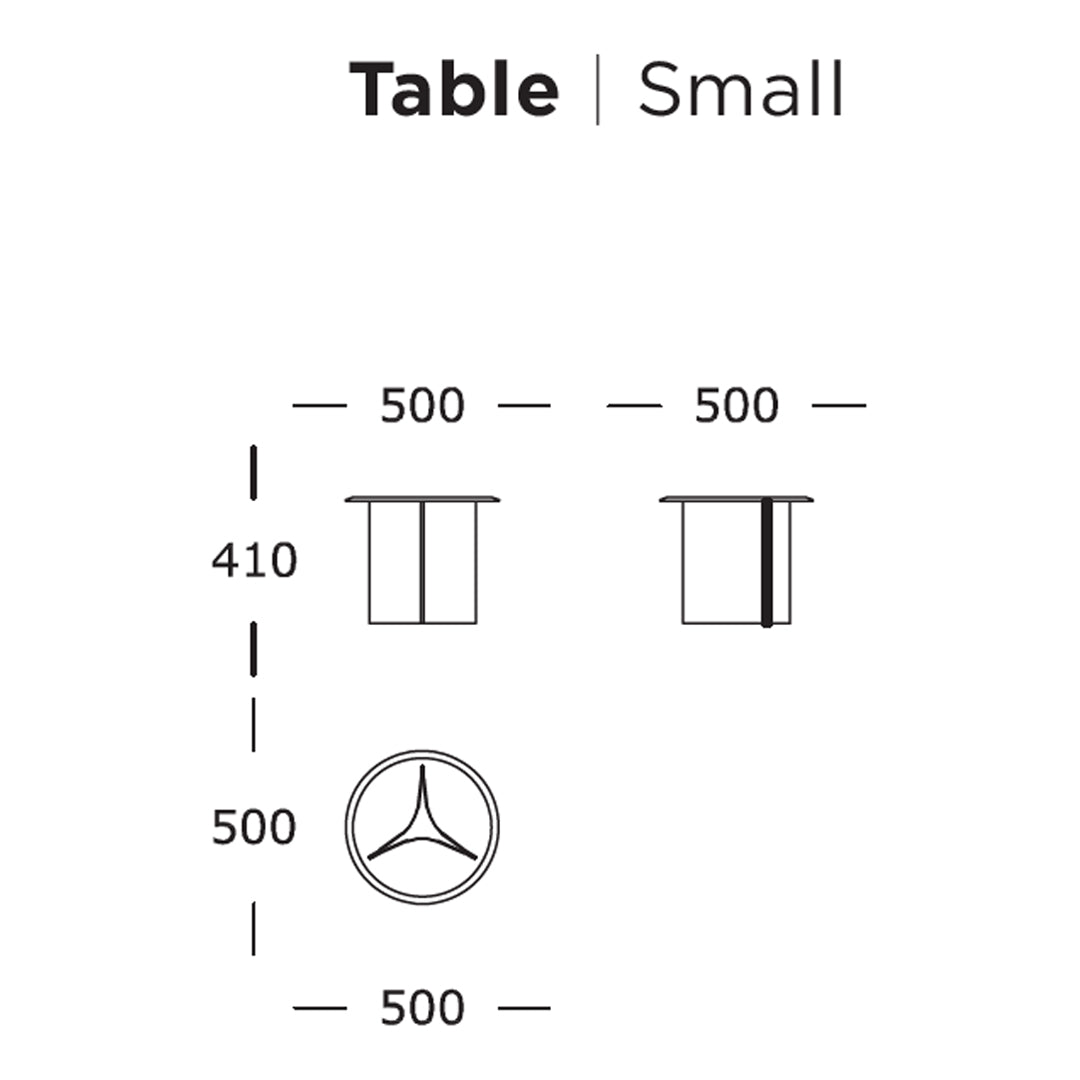 Modern Arc Coffee Table - Mid Century Design, Solid Wood Living Room Furniture for Home Decor | Perfect for Small Spaces, Apartments & Lounge Areas