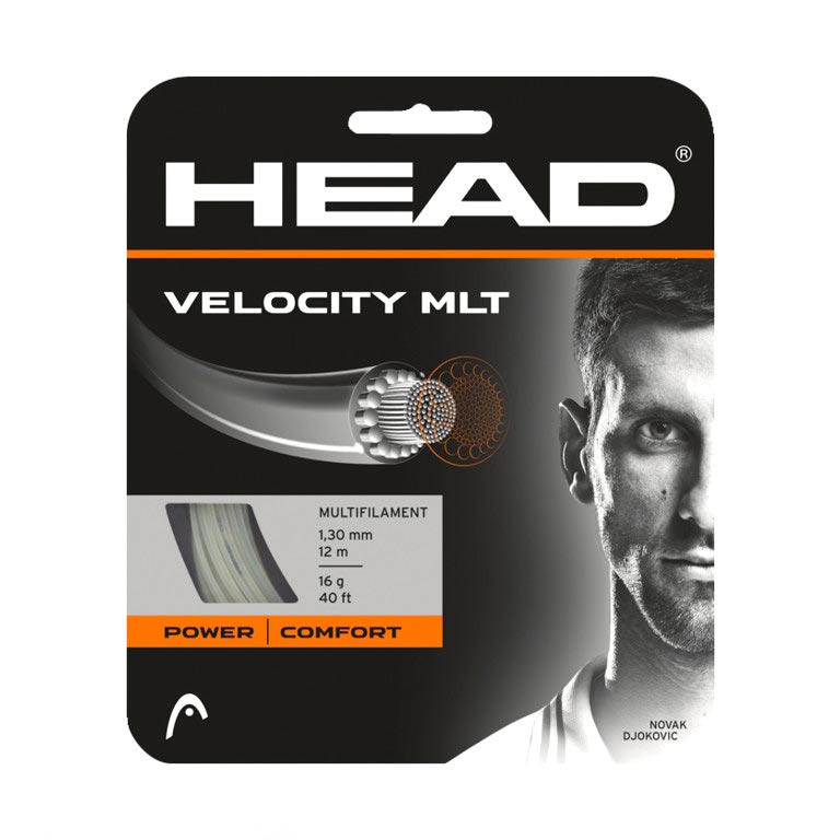 Head Velocity MLT Tennis String - High-Performance Multifilament String for Power & Comfort | Perfect for Competitive Play & Recreational Tennis