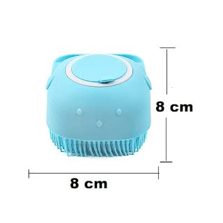 Premium Silicone Bath Body Brush with Shampoo Dispenser - Exfoliating Scrubber for Deep Cleaning & Gentle Massage - Shower Brush for Men, Women & Kids - Multicolor - Perfect for Spa, Home & Travel Use
