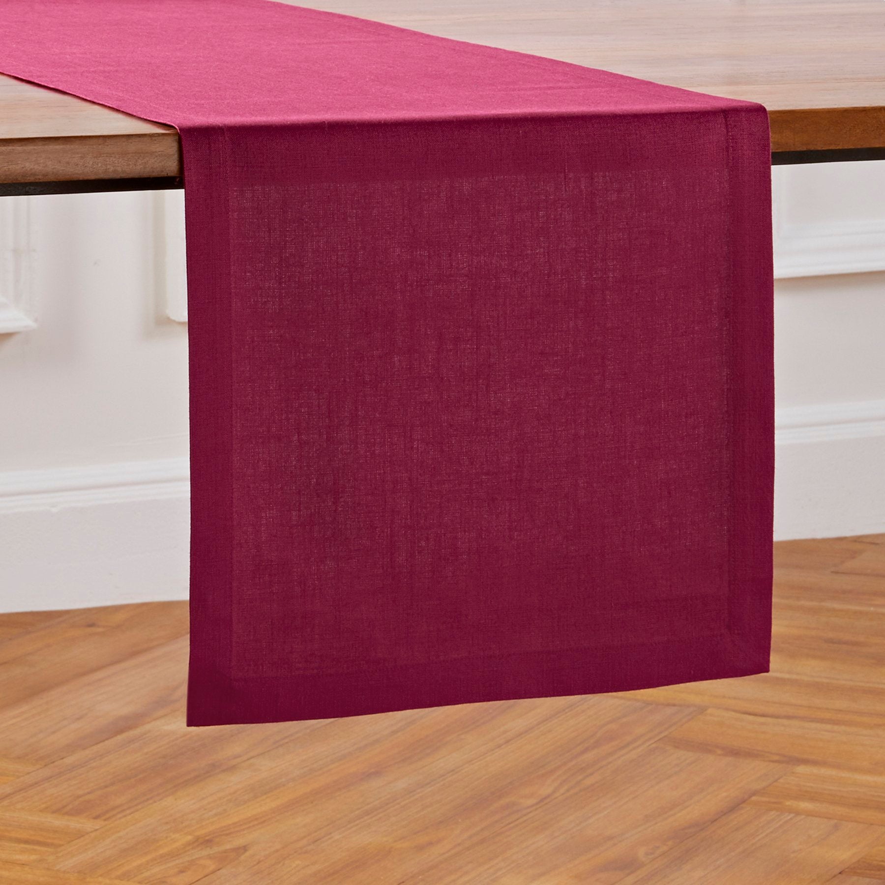 Elegant Diana Medium Weight Table Runner - Perfect for Dining Tables, Weddings, and Holiday Decor - 60-Inch Linen Table Runner for Stylish Home Decor