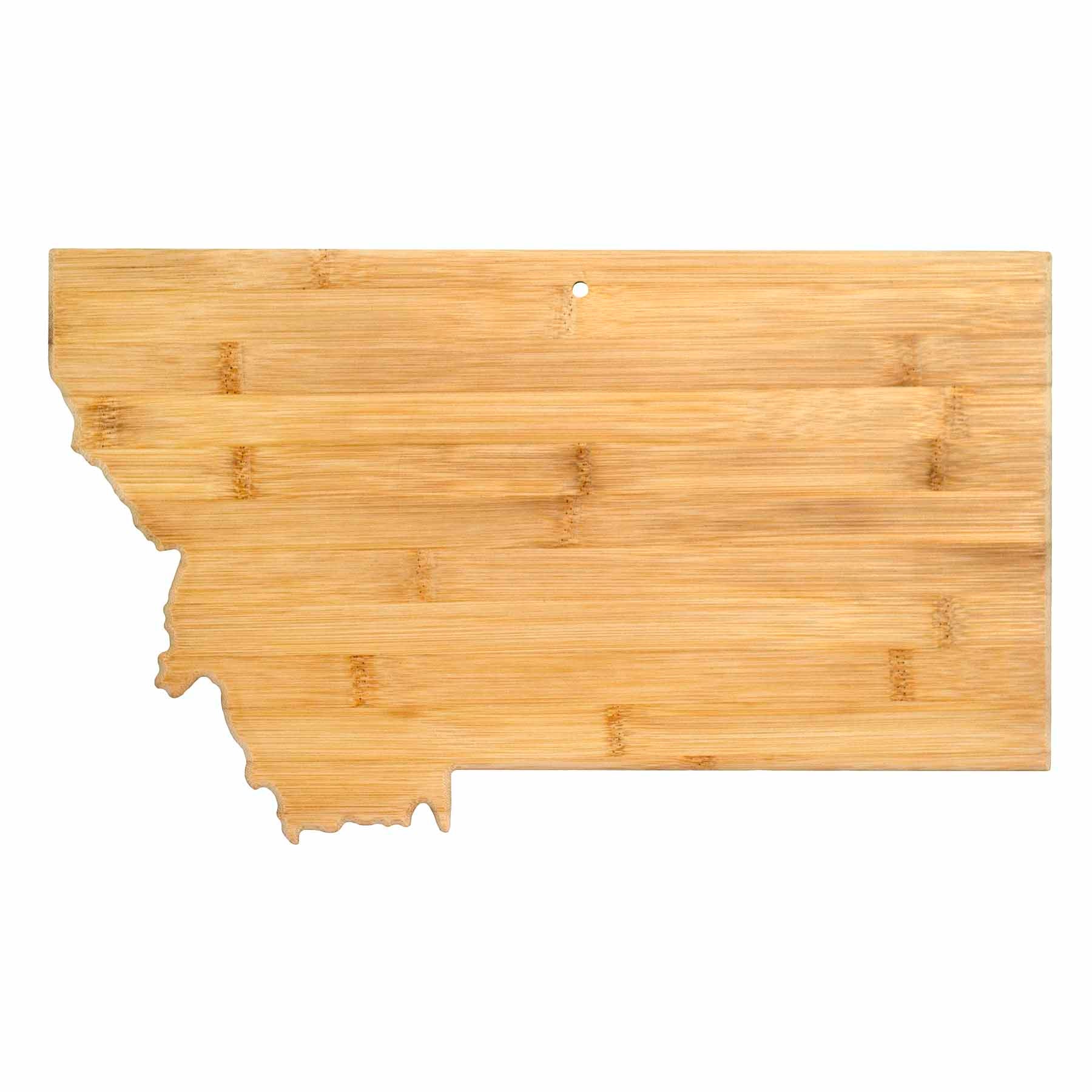Premium Montana Wood Cutting Board 16x9.5 Inches - Large Bamboo Chopping Board for Kitchen, Butcher Block for Meat & Vegetables - Perfect for Food Prep, Serving Charcuterie & Home Decor