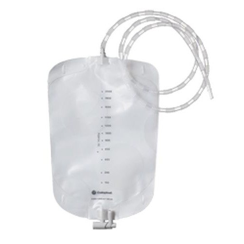 Assura 21365 Disposable Bedside Night Bag - Box of 10 | Ideal for Home Healthcare, Hospitals & Elderly Care | Convenient Urine Collection Solution