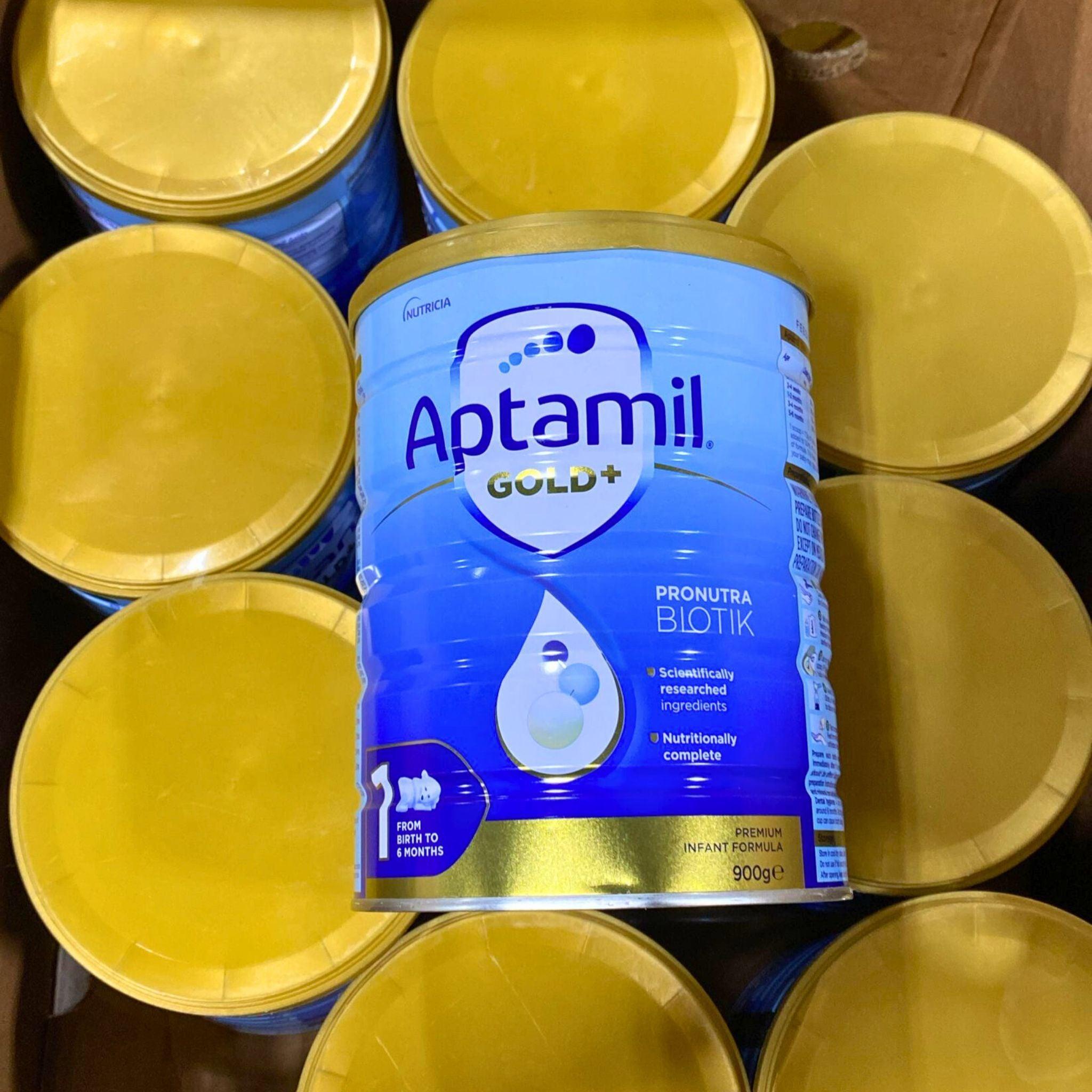 Aptamil Gold+ Premium Infant Formula for Babies 0-6 Months - 24 Pack | Nutrient-Rich Milk Powder for Newborns & Infants | Ideal for Daycare, Travel & On-the-Go Feeding