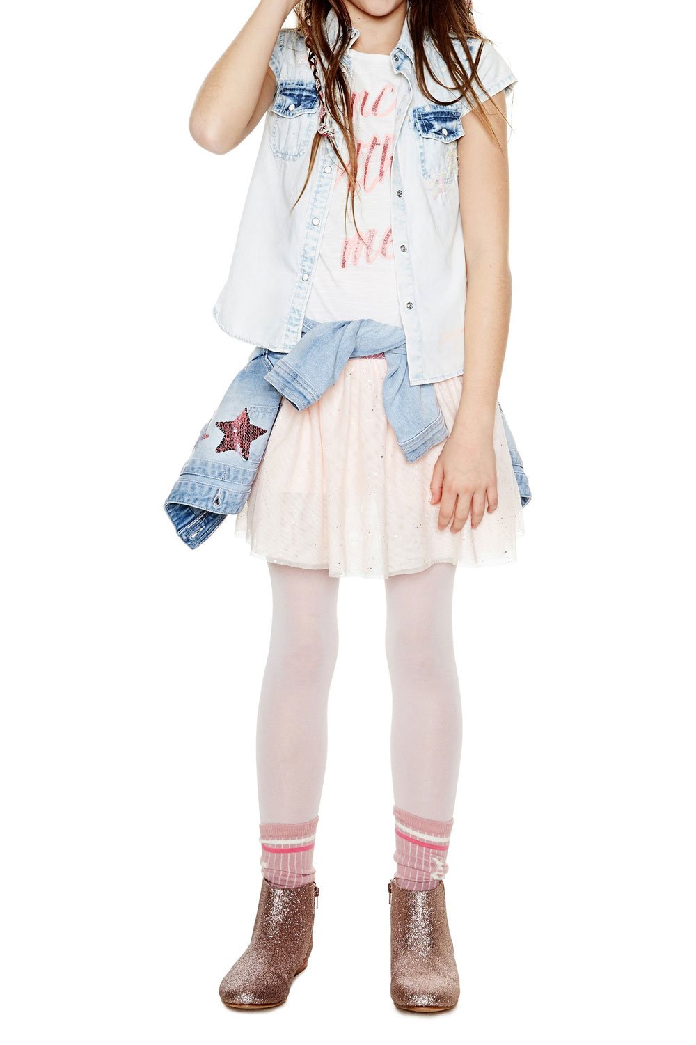 Desigual Girls' Vest - Stylish & Comfortable Lilongüe Vest for Teen Girls | Perfect for School, Outings & Casual Wear