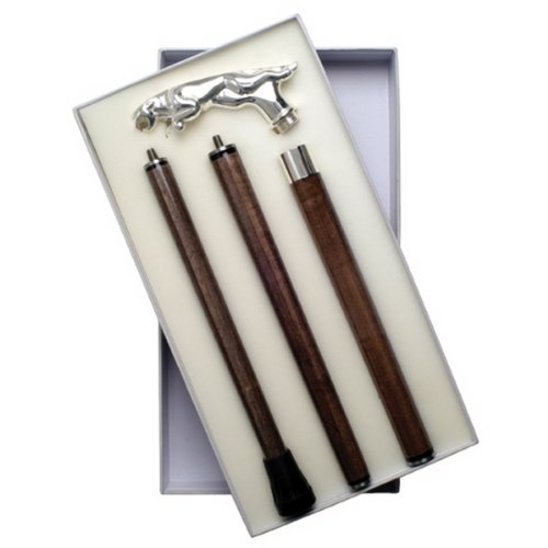 Cheetah Print Silver Plated 3-Piece Cutlery Set with Brown Stainless Steel Handles - Elegant Gift Box for Dining, Parties & Home Decor
